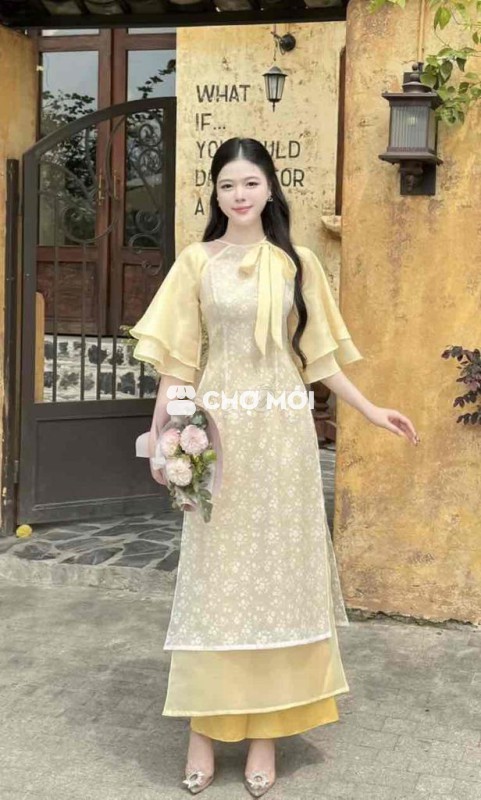 Áo dài Nữ Vải voan size S