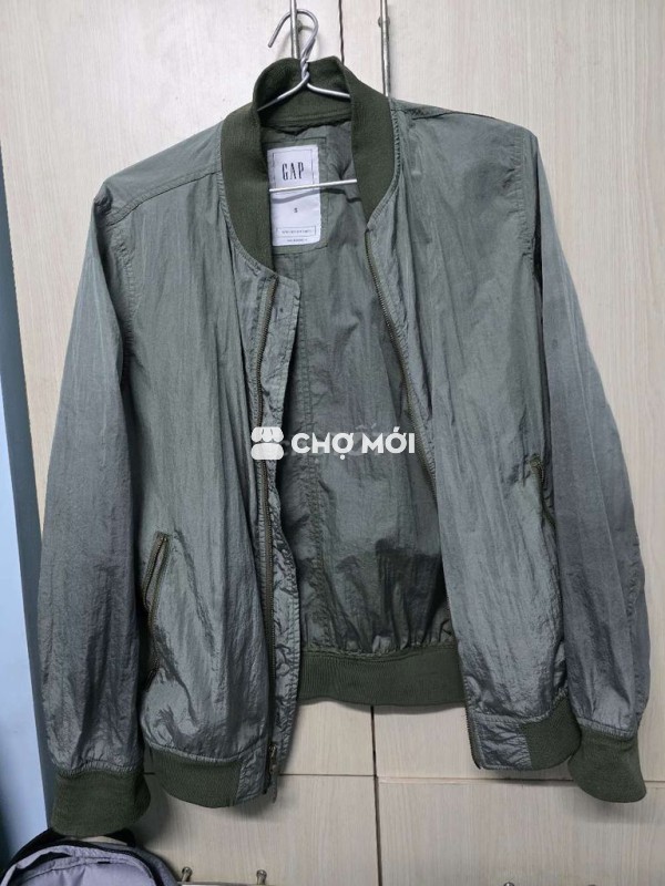 Áo khoác bomber GAP nam vải dù size S