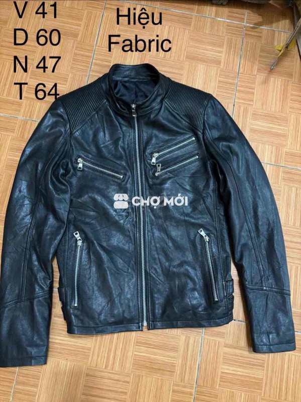 Áo khoác da Fabric nam da thật size S