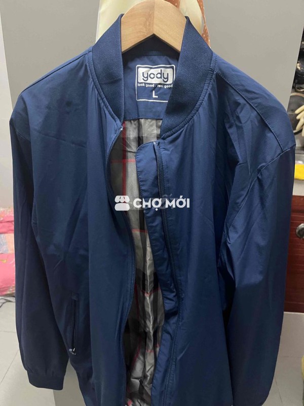 Áo khoác Yody Nam Xanh navy size L Đã sử dụng