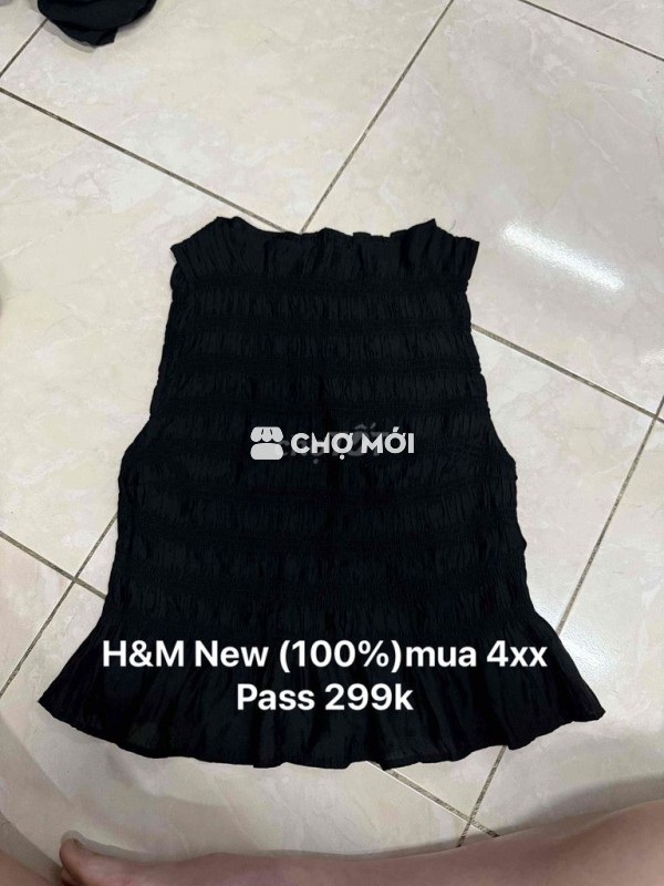 Áo H&M Nữ Đen Mới 100%