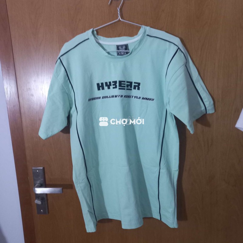 Áo thun Cotton Xanh bạc hà