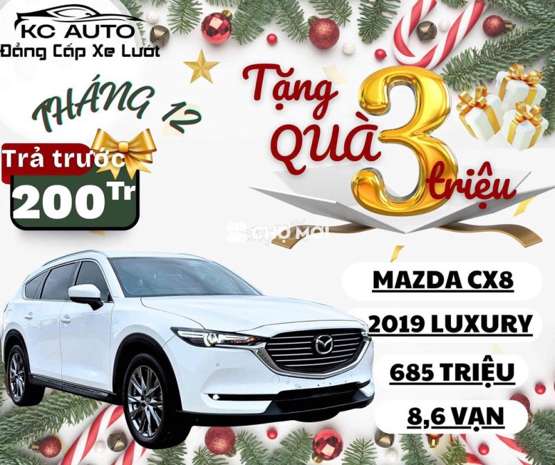 Mazda Cx8 2019 Luxury đi 8,6 vạn . Giá 685tr