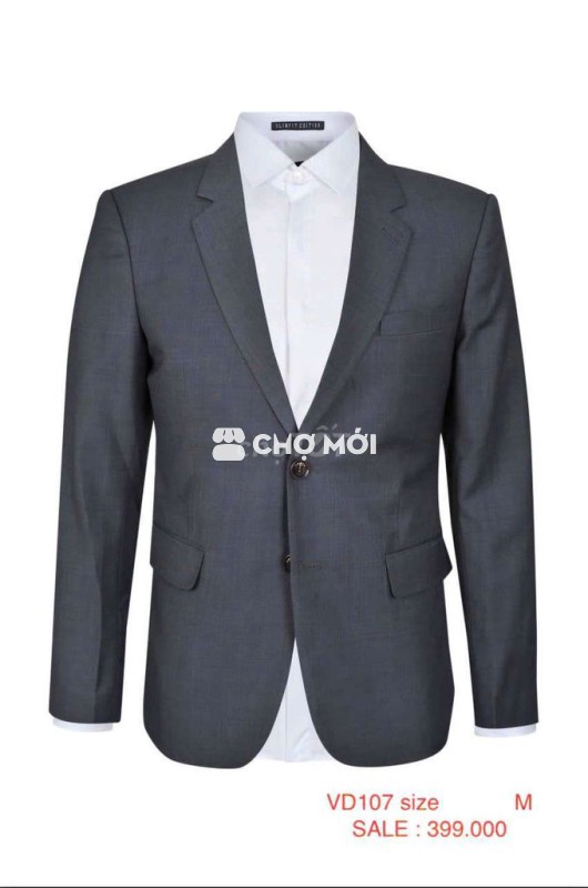 Quần tây áo vest Remmy Nam Đen size M new