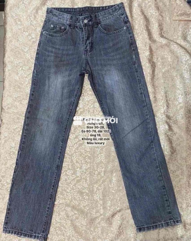LEVI’S jeans chính hãng USA, Size 30-28, Eo 80-78,
