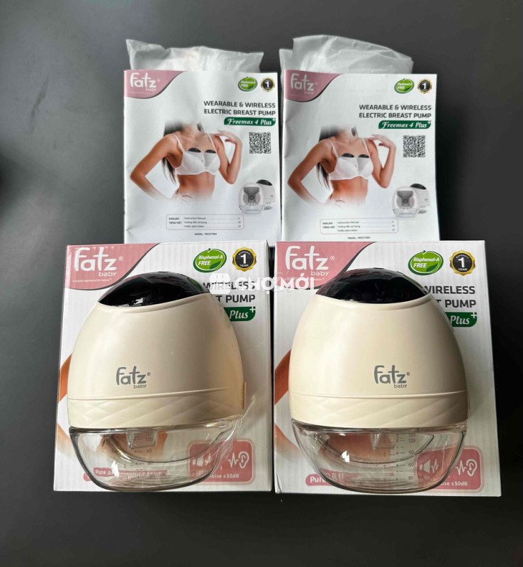 Máy hút sữa điện Fatz Freemax 4 Plus Kem (1 cặp)