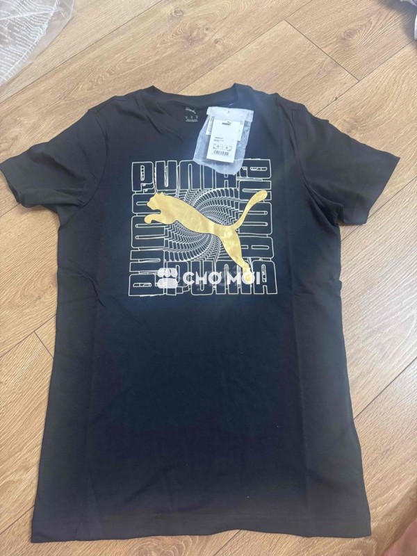 Áo thun Puma nam XS Đen chính hãng mới 100%