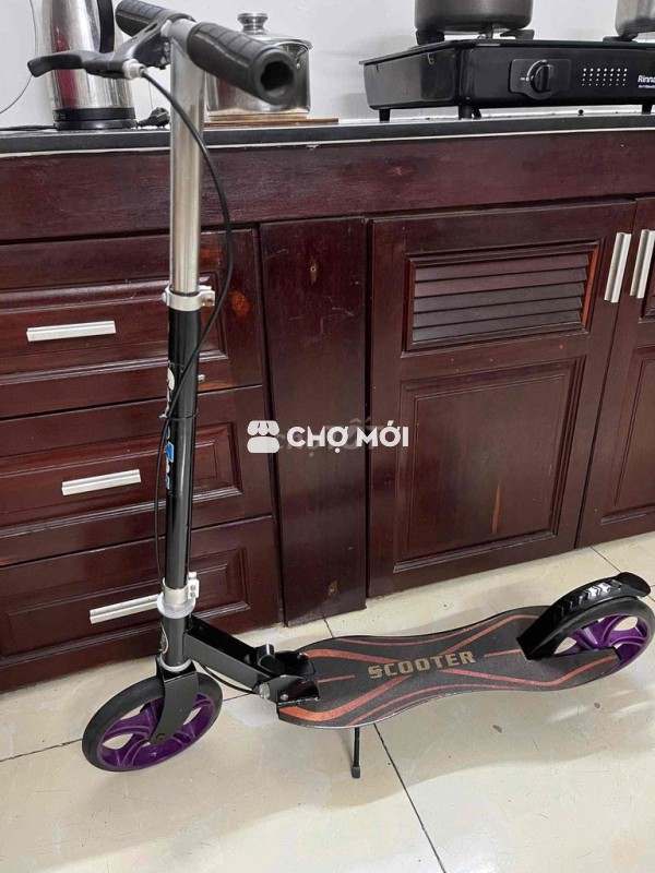 Xe trượt scooter Đen có phanh tay