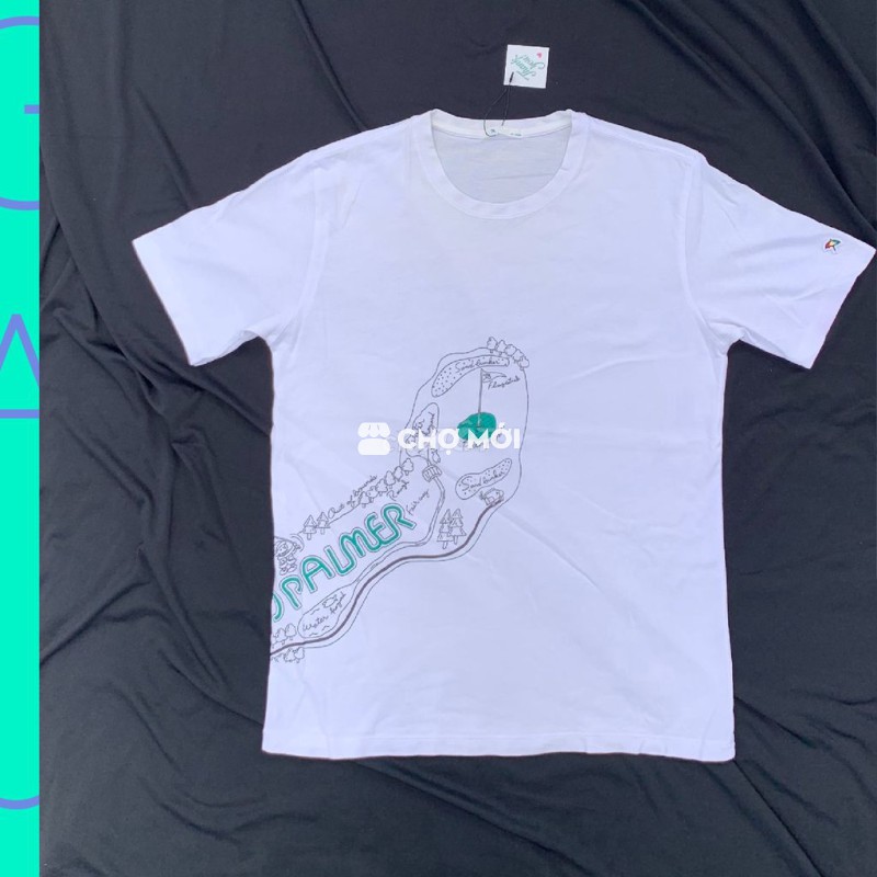 Áo thun nam Arnold Palmer Trắng size M