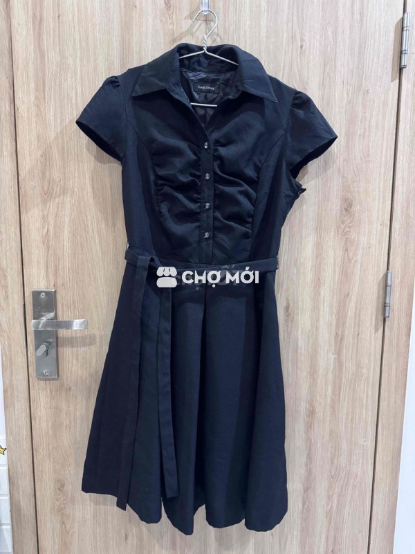 Pass Đầm Lime Stone Nữ Vải mềm mại Đen