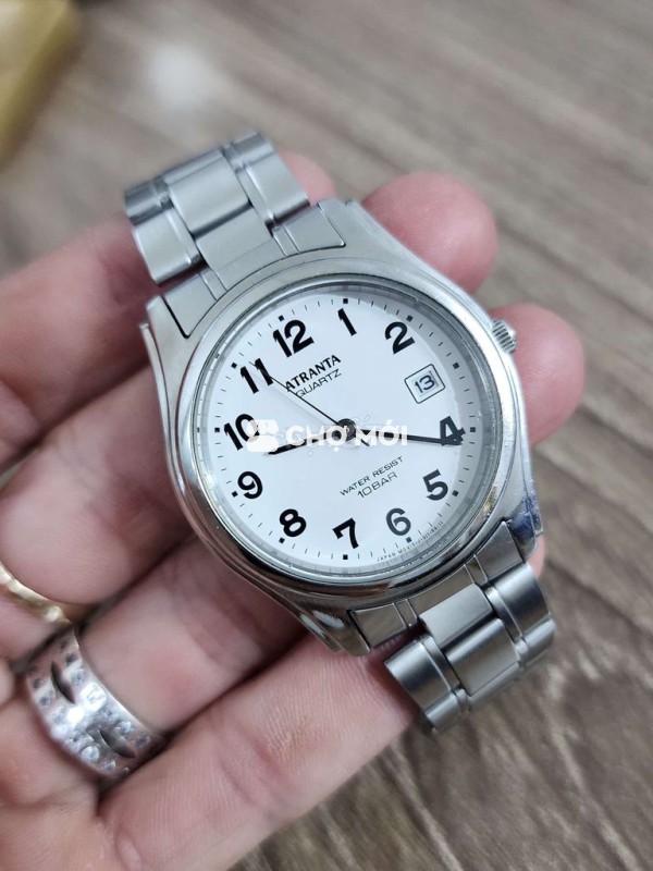 Đồng hồ Atranta Thép không gỉ Bạc 36mm