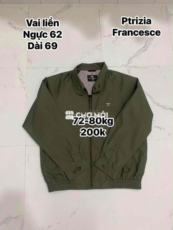 Áo khoác dù Ptrizia Francesce Nam Xanh rêu