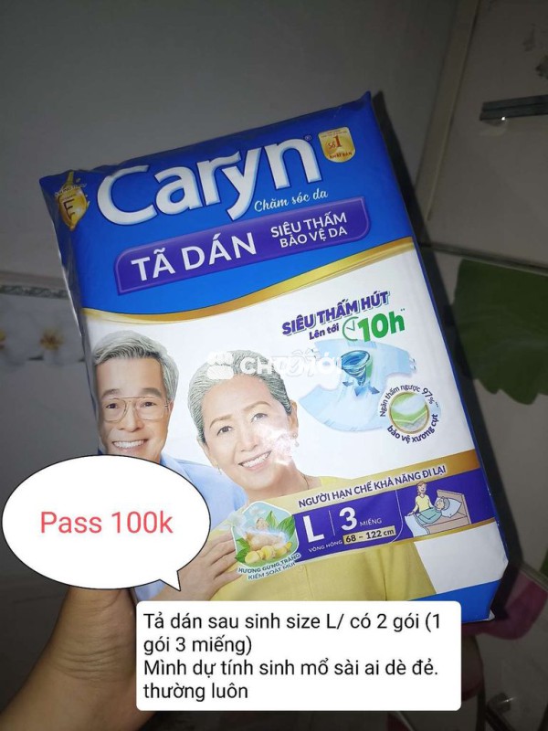 Tã dán Caryn L siêu thấm