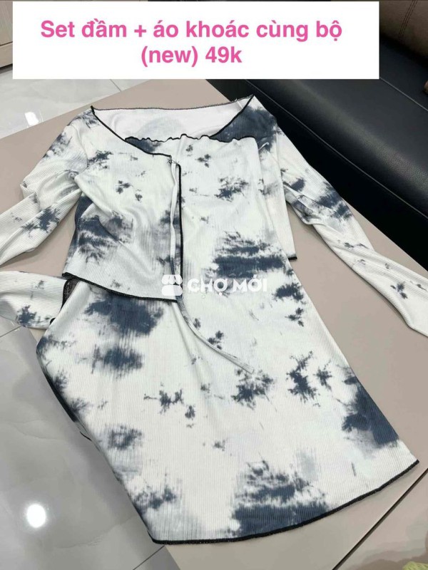 Set đầm + áo khoác MỚi