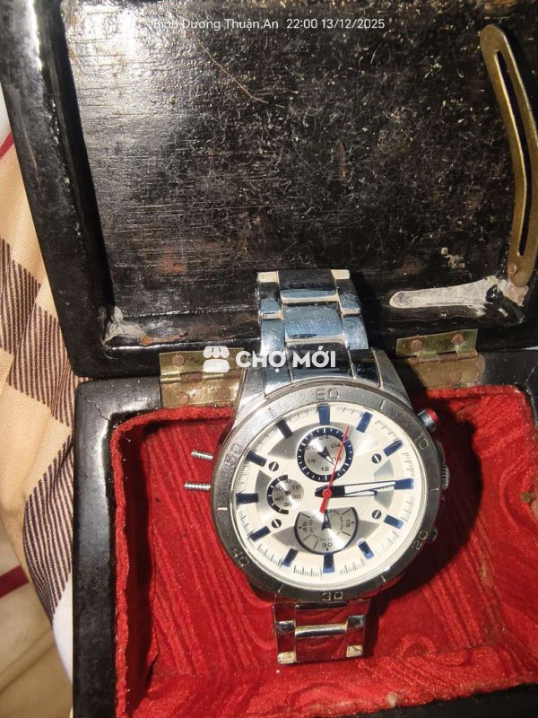 Đồng hồ Curen nam kim loại Bạc, Trắng đã dùng