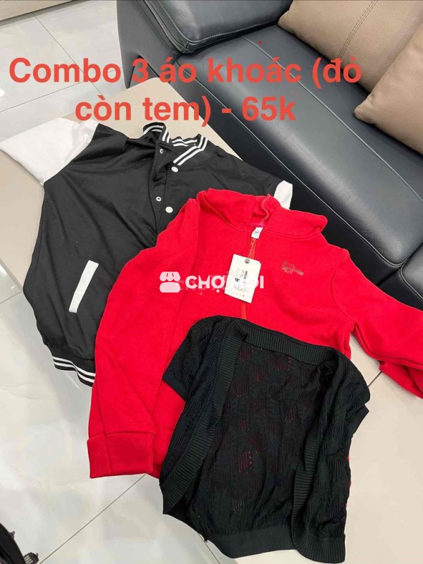 combo 3 áo khoác
