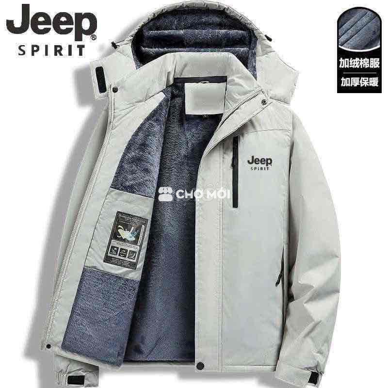Áo khoác Jeep Spirit Nam Ghi sáng