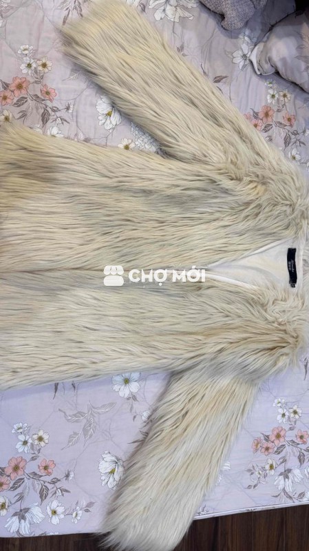 Áo khoác nữ lông dáng dài size S/M/L 99%