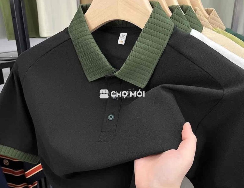 Áo polo nam vải thoáng mát mien ship