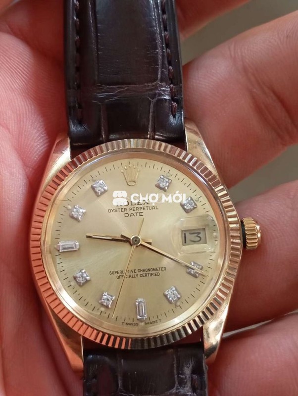 Đồng hồ Rolex Oyster Perpetual Date Vàng 14K