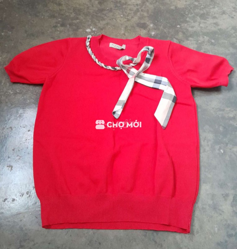 Áo len nữ thắt nơ màu Đỏ