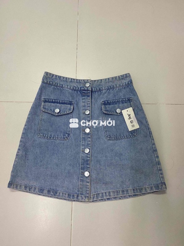 Chân váy Jean Nữ size M Mới 100%
