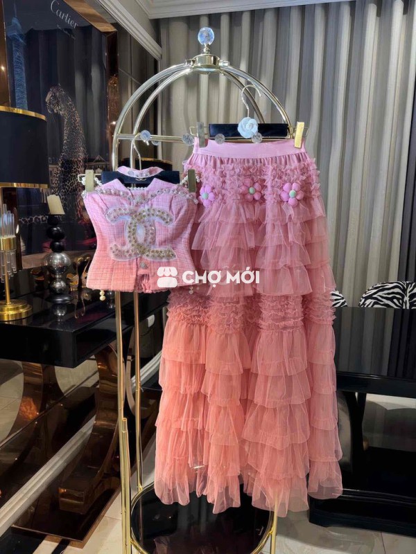 Bộ trang phục Nữ Vải tuýt, Voan