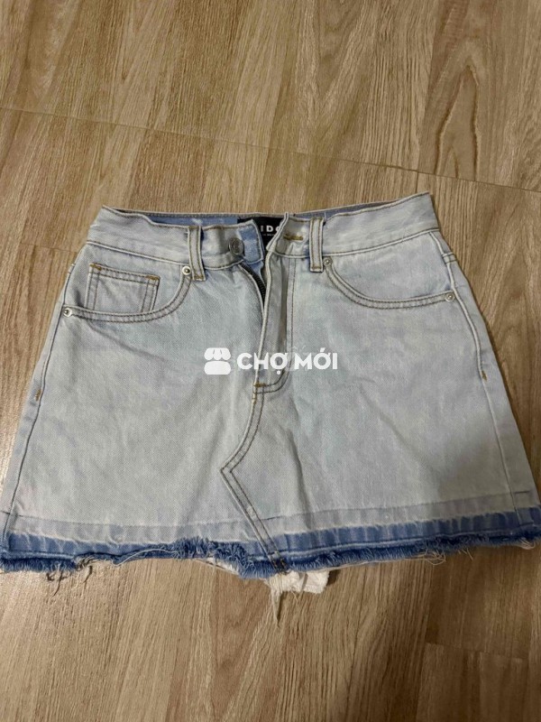 Váy nữ Vải jeans Xanh nhạt