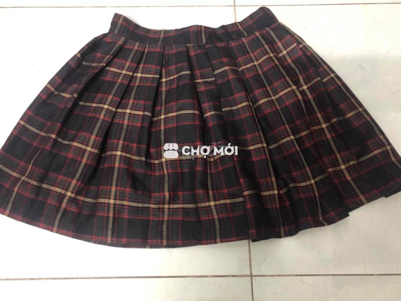 Chân váy nữ Xòe kẻ sọc size M