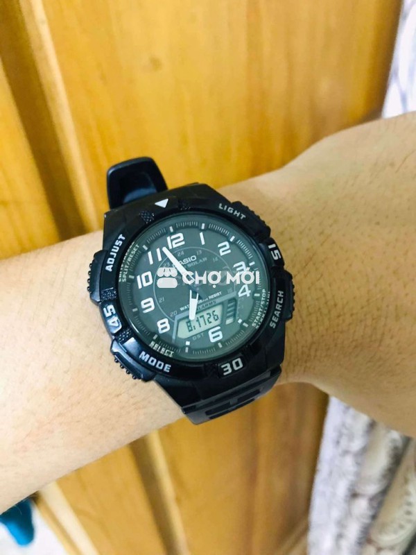 Casio AQ-S810W Nam Nhựa Đen