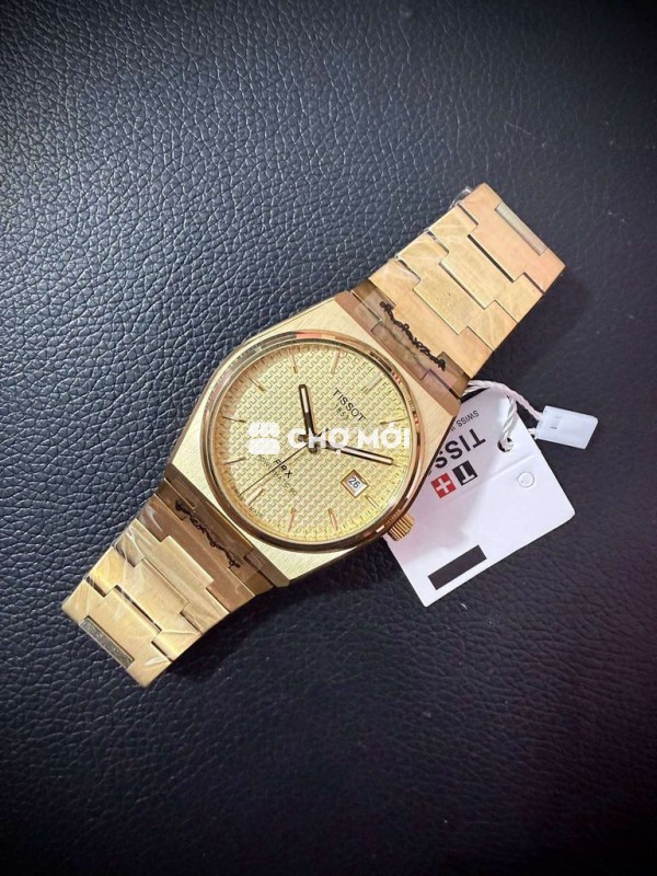 Đồng hồ đeo tay PRX Thép 316L mạ PVD Vàng