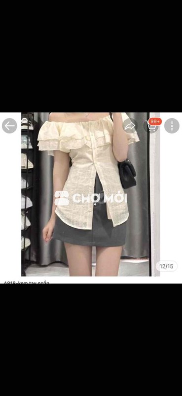 Áo sơ mi nữ vải mềm mại size S