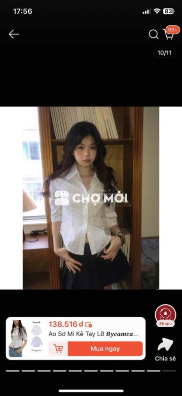 Áo sơ mi ôm bycamcam