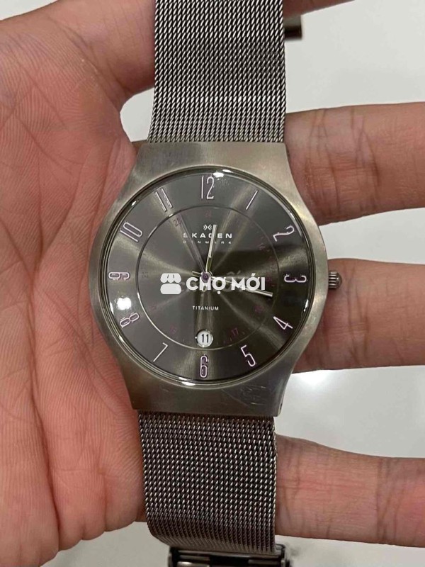 Đồng hồ Skagen J233XLTTMV Nam Titanium Xám Tím