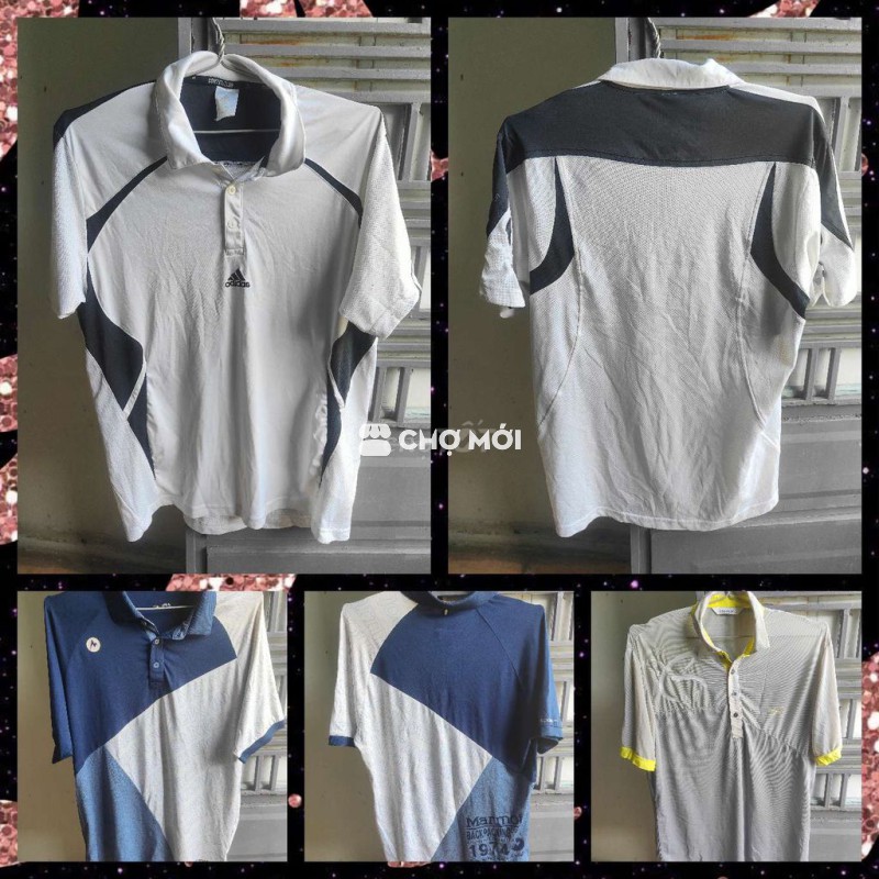 Thanh lý 3 áo polo 75-80kg