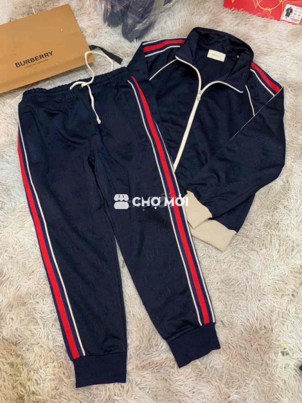 Bộ đồ thể thao Gucci nỉ nam size M mới 99%