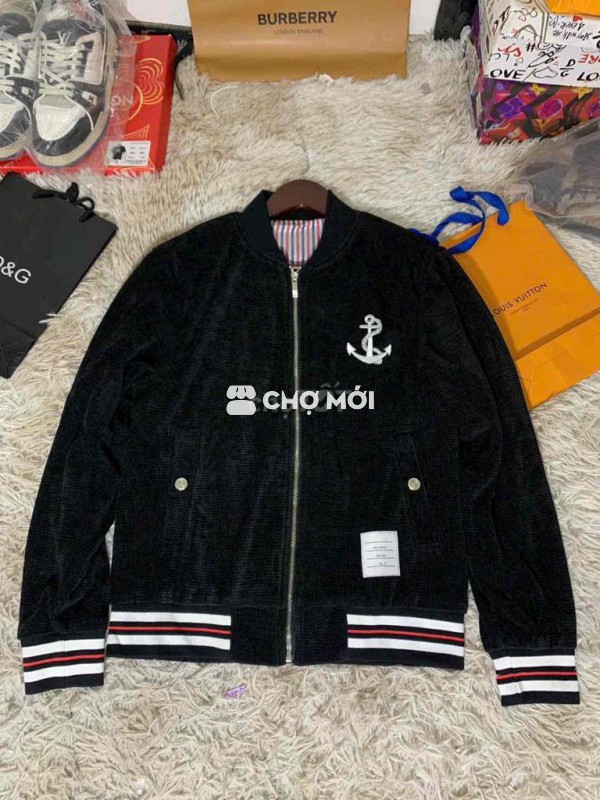 Áo khoác bomber Thom Browne Nhung tăm