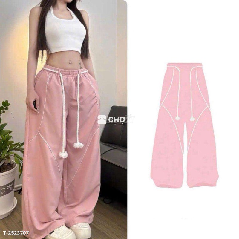 Quần dài nữ Dù cao cấp size L, XL