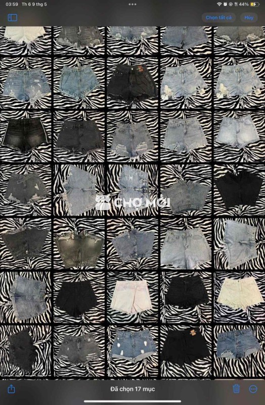 Quần short jeans nữ 2hand Vip