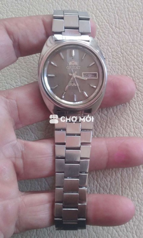 Đồng hồ Orient Nam Thép không gỉ Bạc 37mm