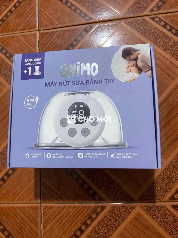 Máy hút sữa Animo Silicon Trắng Rảnh tay Mới