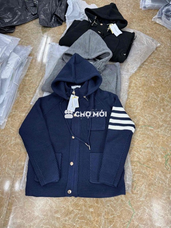 Áo Khoác Len Nam Thom cao cấp - nặng nha khách