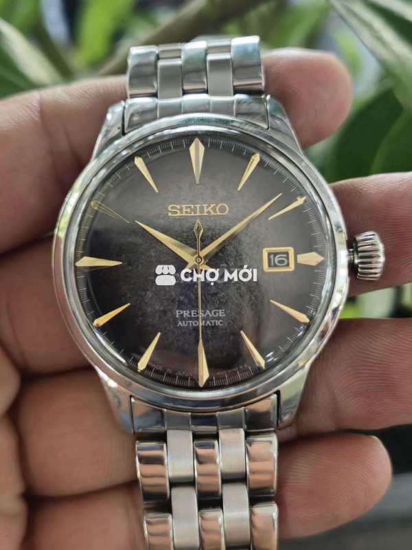 Đồng hồ Seiko Presage Cocktail Nam Thép Bạc