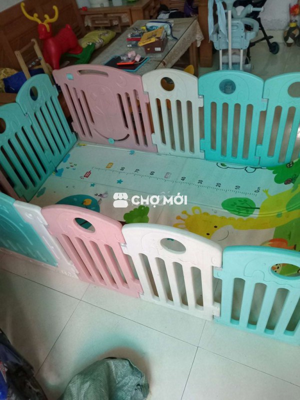 Quây cũi cho bé nhựa 1m2 x 2m