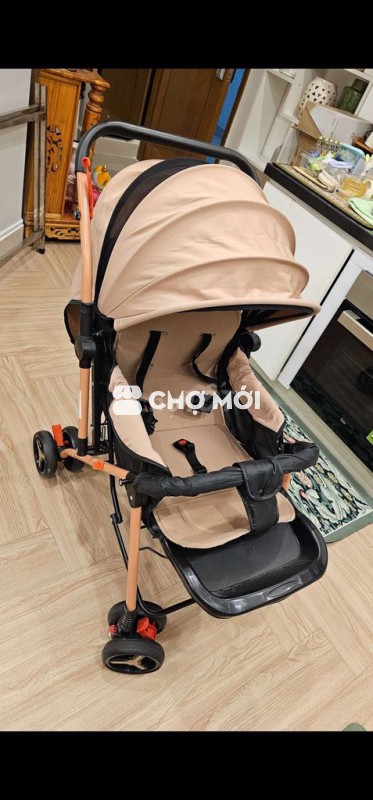 Xe đẩy em bé Nâu be