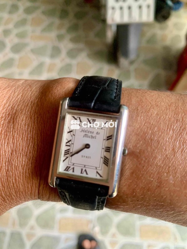 Đồng hồ Helene de Michel Solo Tank Bạc