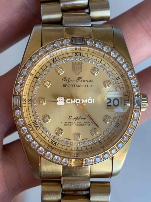 Đồng hồ Olym Pianus Sportmaster Thép không gỉ Vàng