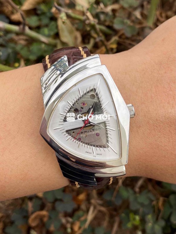 Đồng hồ Hamilton Ventura Thép Nâu