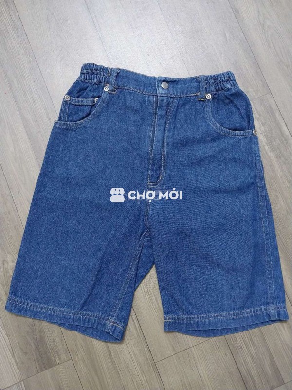 Short jean mềm bé trai size 130, 25- 30kg