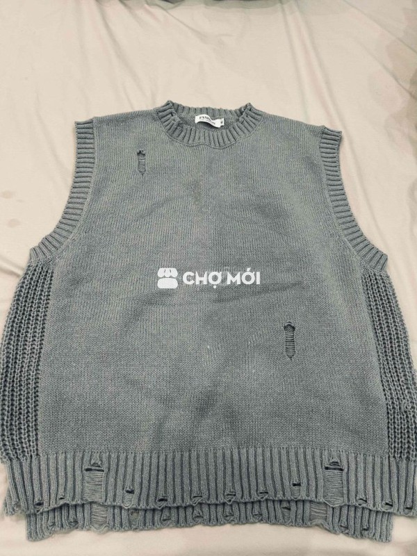 Áo ghile nam len rách size L